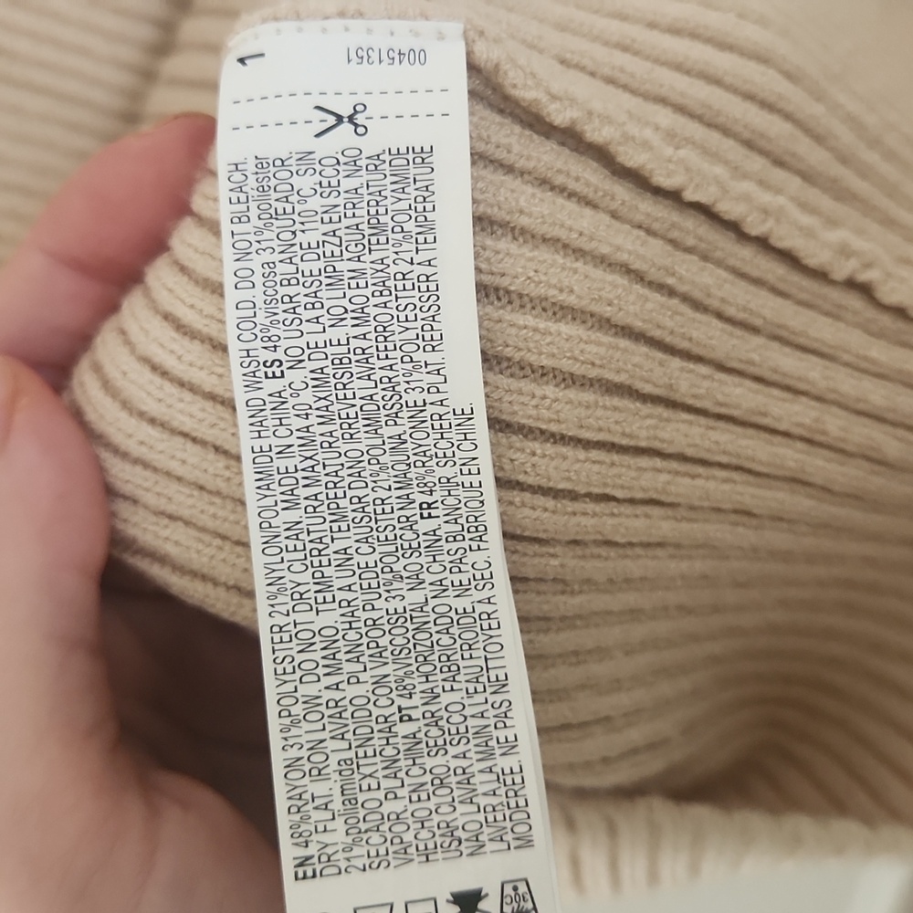 Forever 21 Beige Ribbed Bodycon Dress - Picture 5 of 5
